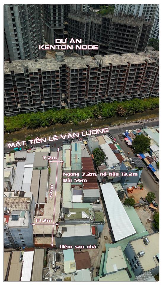 Chỉ 39 tỷ (110 triệu/m2) mặt tiền lê văn lương dt 337m2