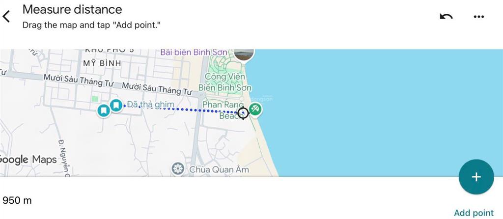 Nền hai mặt tiền, biển ninh chữ, phan rang