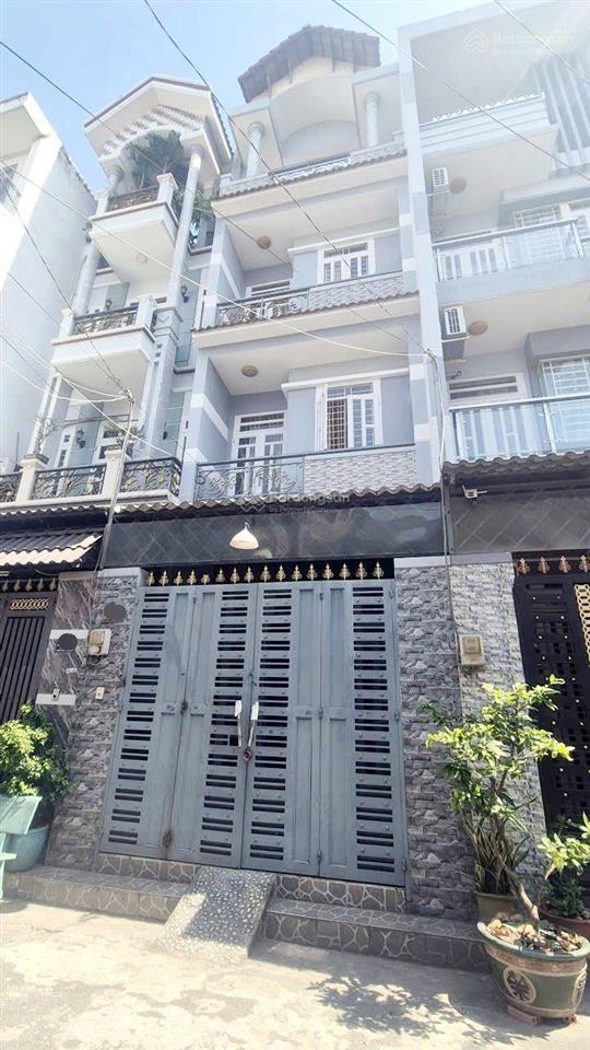 Nhà 4 tầng 4x17m 4pn hẻm 8m thông 759 hương lộ 2 bình tân 6.9 tỷ