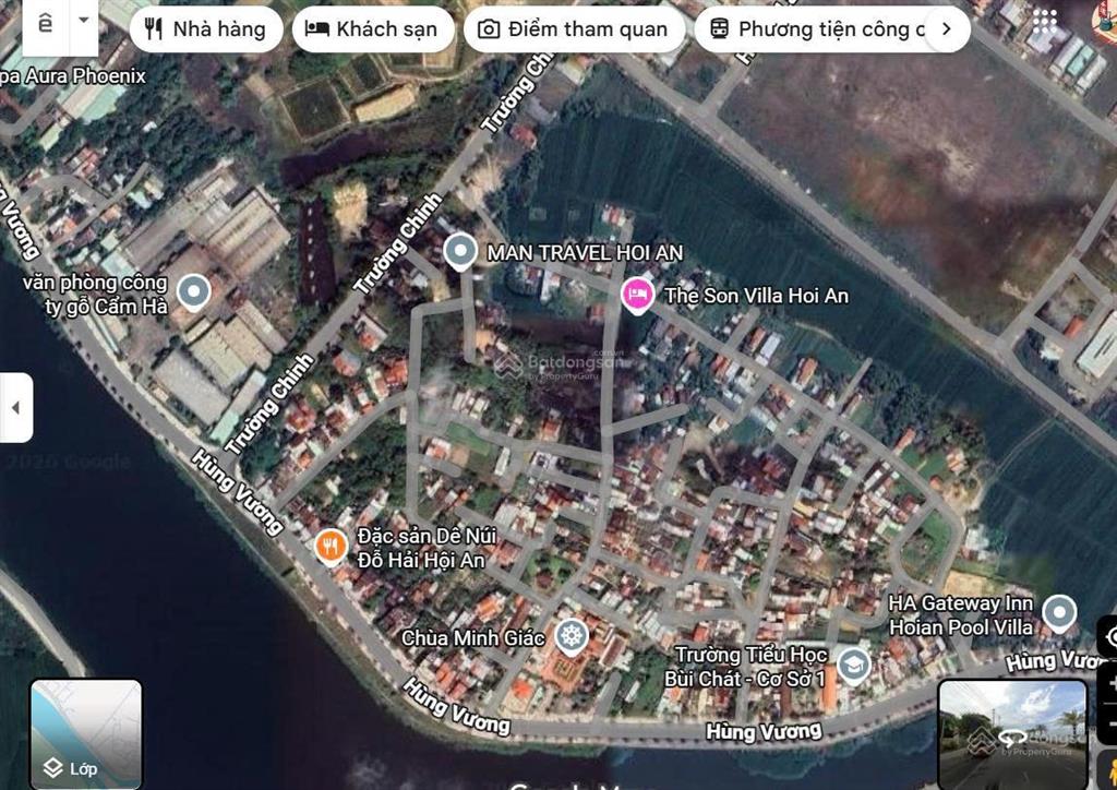 Bán 1.800m² đất mặt tiền hùng vương hội an, view sông thu bồn, giá đầu tư