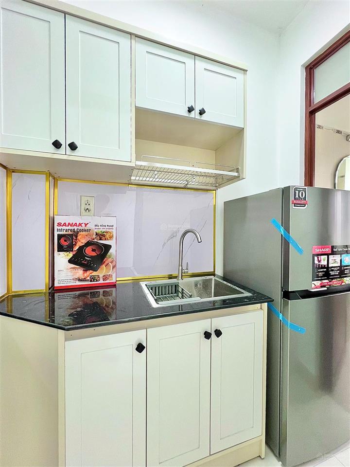 Cho thuê căn hộ studio rộng 60m2 ngay trung tâm full nt , tiện di chuyển quận 1,4