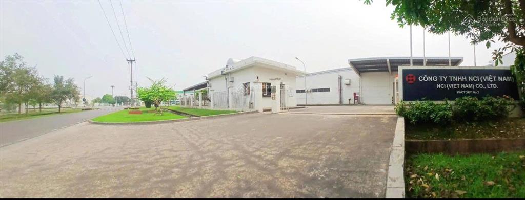 Bán nhà máy tại khu công nghiệp nội bài, công ty vốn đầu tư nhật bản diện tích đất  5560 m2