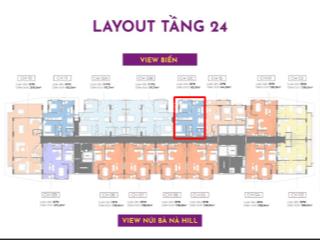Tầng 24 2pn 1 view biển giá 3,3 tỷ cho thuê 20 đến 25tr/tháng quá rẻ bỏ lỡ là hết!