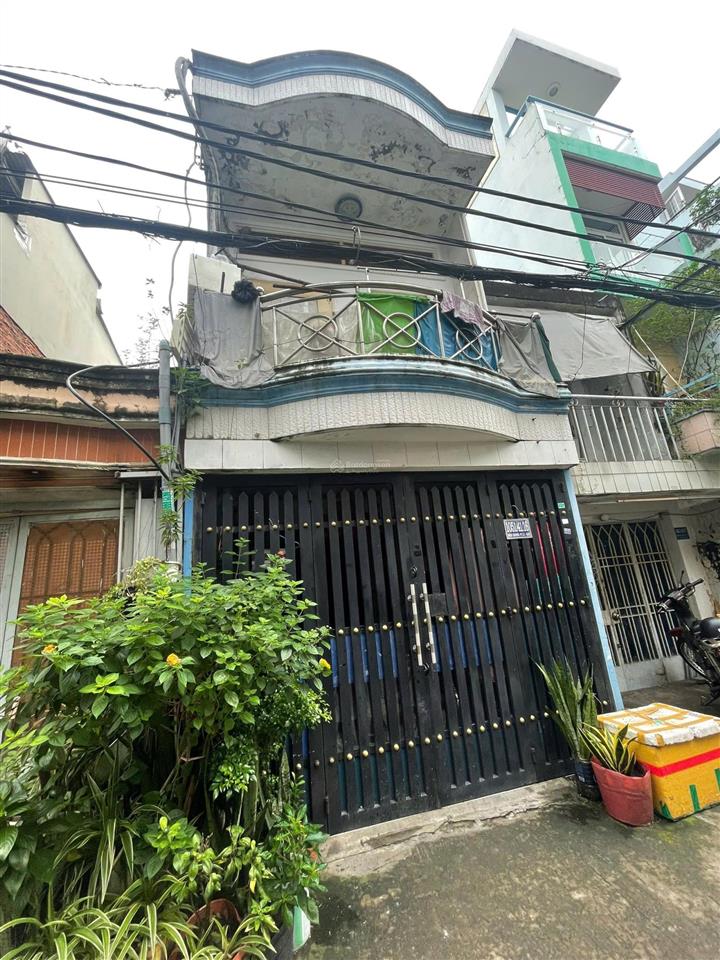Nhà trệt lầu 32m2 hẻm 6m hậu giang quận 6