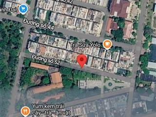 Đất đường số 52 khu dân cư bình phú quận 6