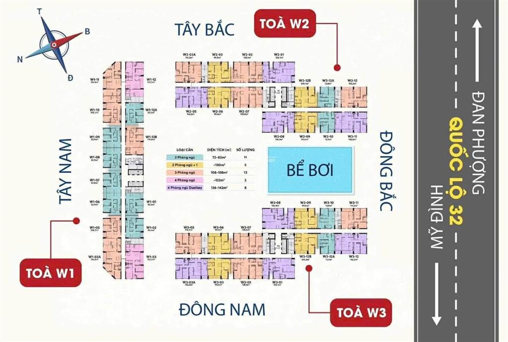 Chuyển công tác tôi bán gấp căn góc 4 phòng ngủ, tầng trung chung cư the wisteria