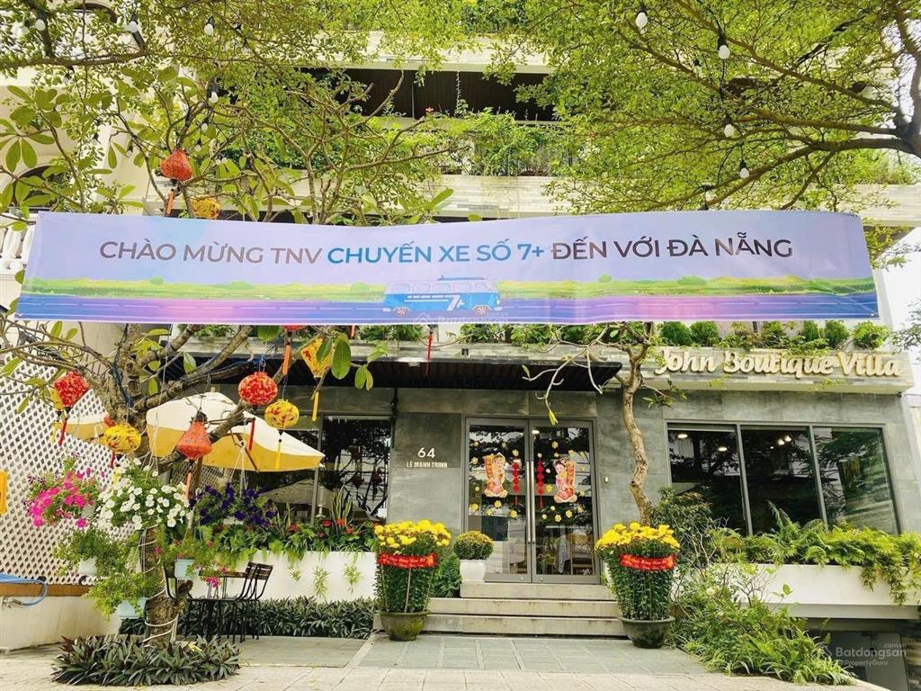 Toà boutique cực đẹp doanh thu 500 triệu/tháng. sát biển. mặt tiền lê mạnh trinh. giá 75 tỷ