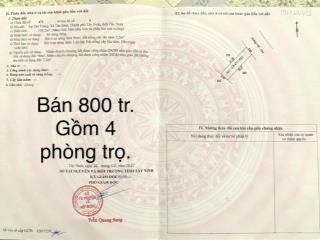 Chính chủ bán hàng hiếm nhà trọ 4phòng ngay chợ và ubnd xã tân bình. 800tr