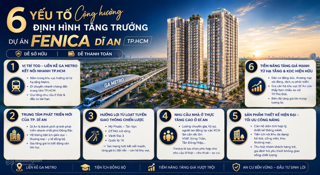 Thanh toán chỉ 6 triệu/ tháng sở hữu ngay căn hộ tod fenica