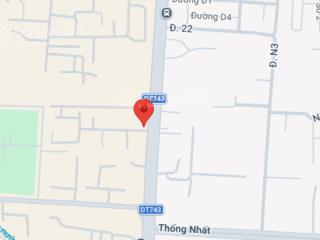 Cần bán đất mặt tiền đt743 thành phố dĩ an