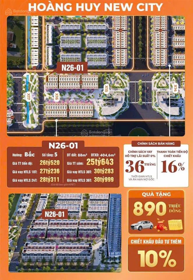 Bán căn đẹp tại phân khu phân khu sky light hoàng huy new city