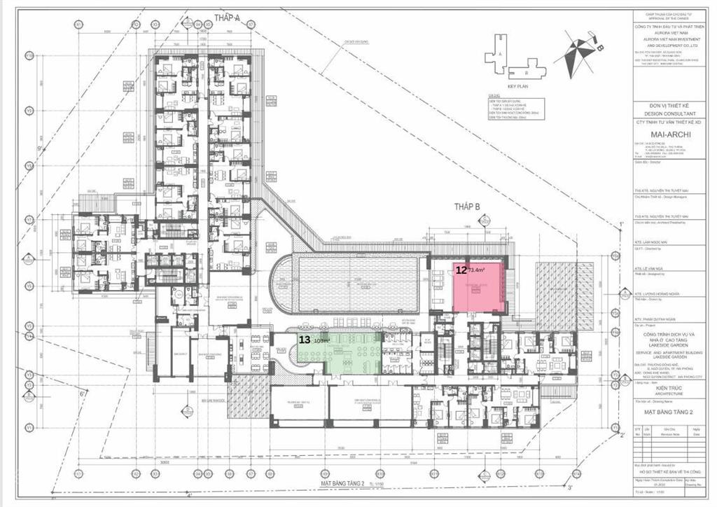 Cho thuê shophouse, chung cư lakeside garden, 220 nghìn / m2, 45.86 m2