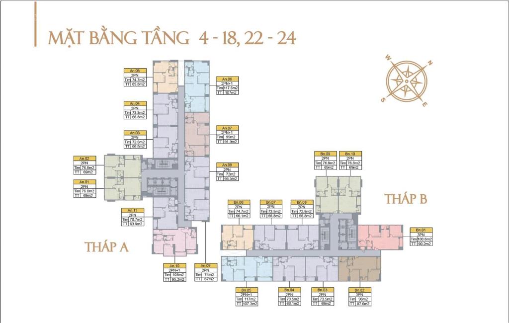 Bán căn hộ 2 ngủ cc lakeside garden, 2,84 tỷ, 70.7m2, 2pn, 2wc, đông khê, ngô quyền, hải phòng