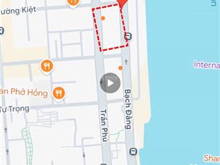 Đất vàng 3 mặt tiền bạch đằng, trần phú, lý thường kiệt view trực diện pháo hoa được xây 22 tầng