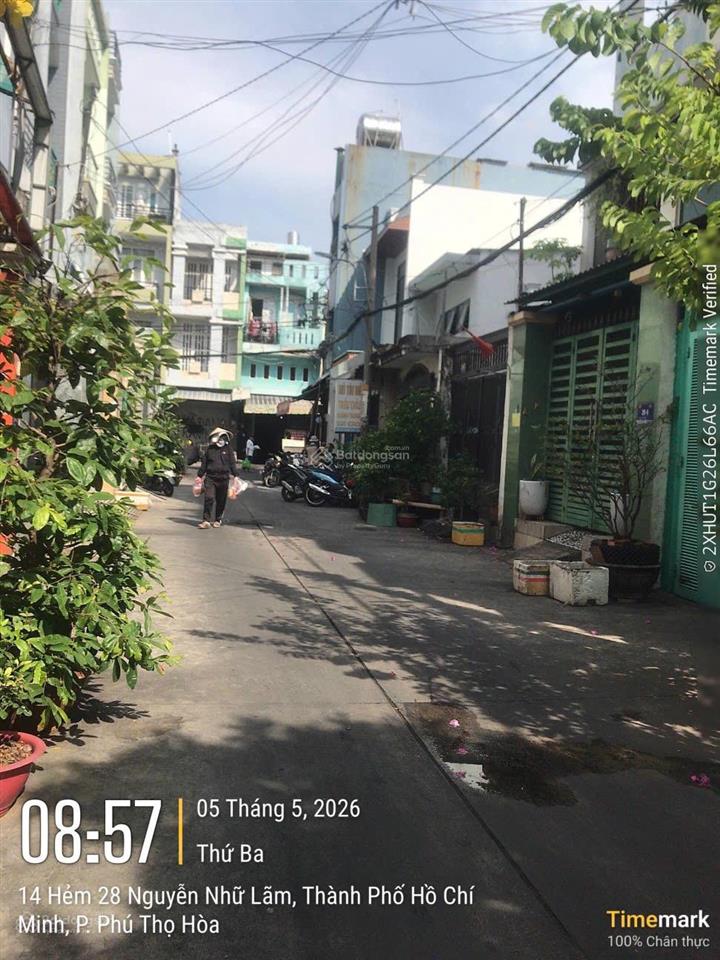 Cần ban nhà 69m2(4,3 x 16). nỡ hậu
gần mặt tiền. đường thông rộng 7m