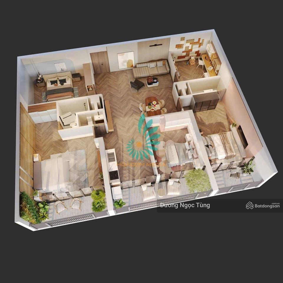 Bán căn hộ chung cư tại phường định công 141m²  4pn  the one complex  vừa ở vừa có tiền thuê