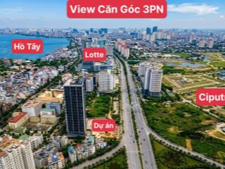 Căn 3pn the reflection westlake, giá lỗ hổng nhất tây hồ, 138tr/m2 view ciputra, lotte mall