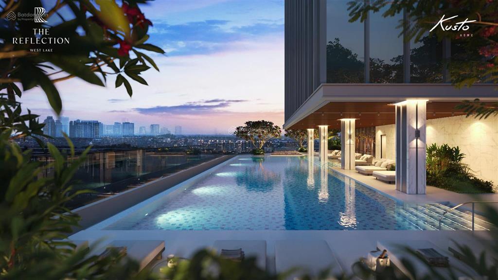 Căn 1pn giá tốt nhất giỏ hàng the reflection west lake, 143tr/m2 ck xấu 12%, đông nam mát mẻ.