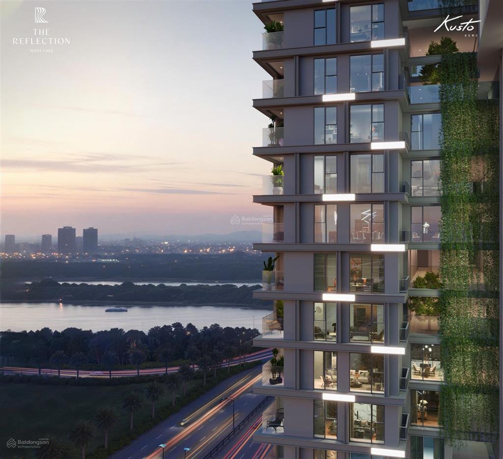 Căn 1pn giá tốt nhất giỏ hàng the reflection west lake, 143tr/m2 ck xấu 12%, đông nam mát mẻ.