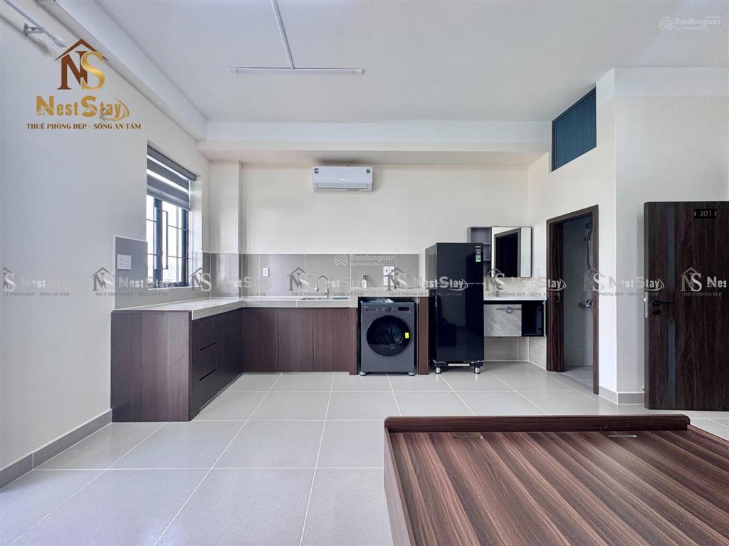 Cho thuê studio full nội thất siêu rộng