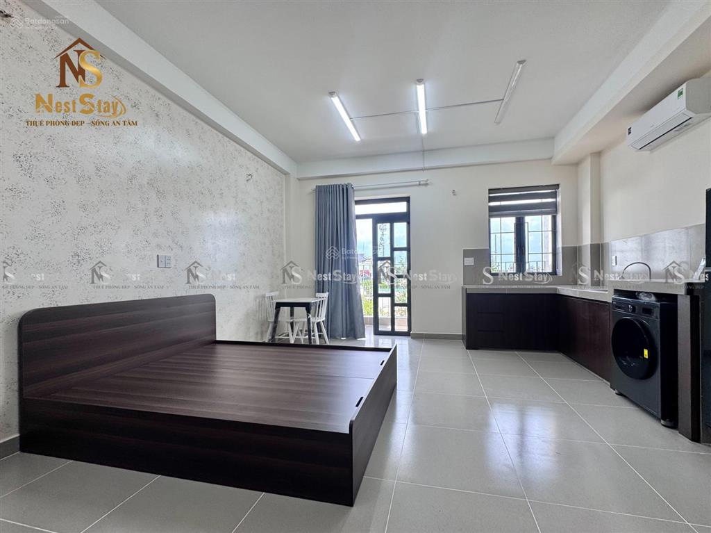 Cho thuê studio full nội thất siêu rộng