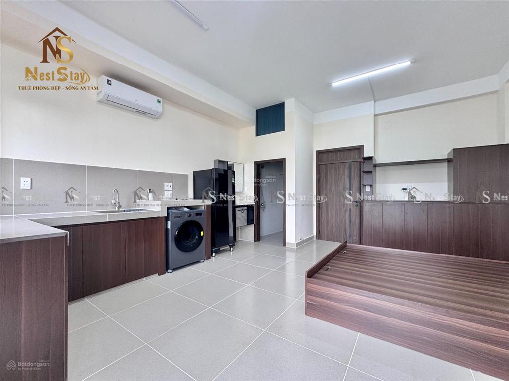 Cho thuê studio full nội thất siêu rộng