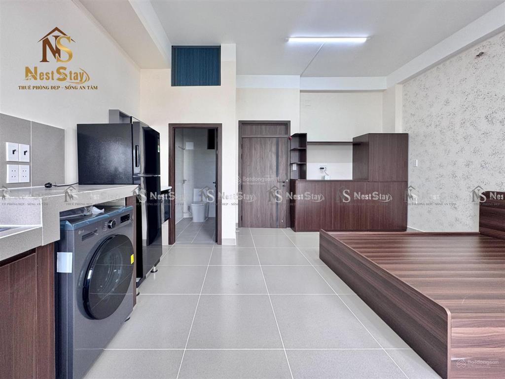 Cho thuê studio full nội thất siêu rộng