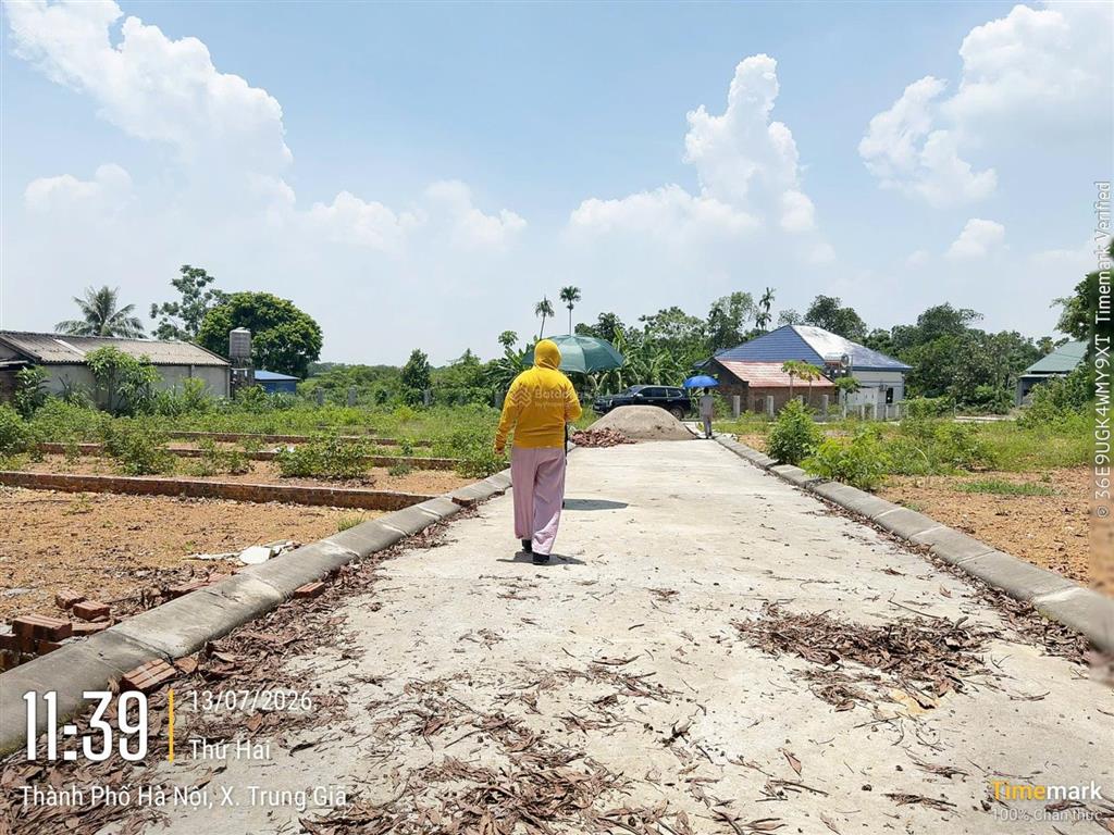 Bán đất tại xã trung giã, huyện sóc sơn, hà nội, 890 triệu, 100m2