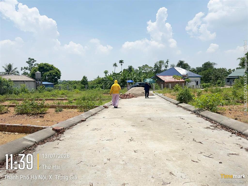 Bán đất tại xã trung giã, huyện sóc sơn, hà nội, 890 triệu, 100m2
