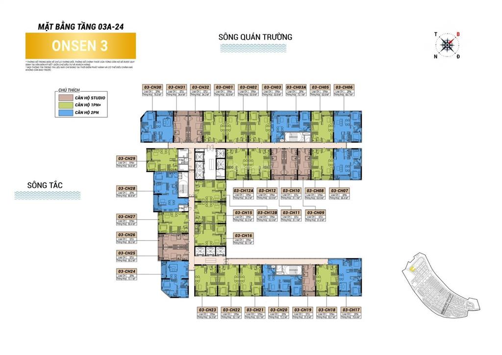 Chỉ 3.8 tỷ sở hữu căn hộ 2pn diện tích 67m² toà onsen 3  charmora city nha trang