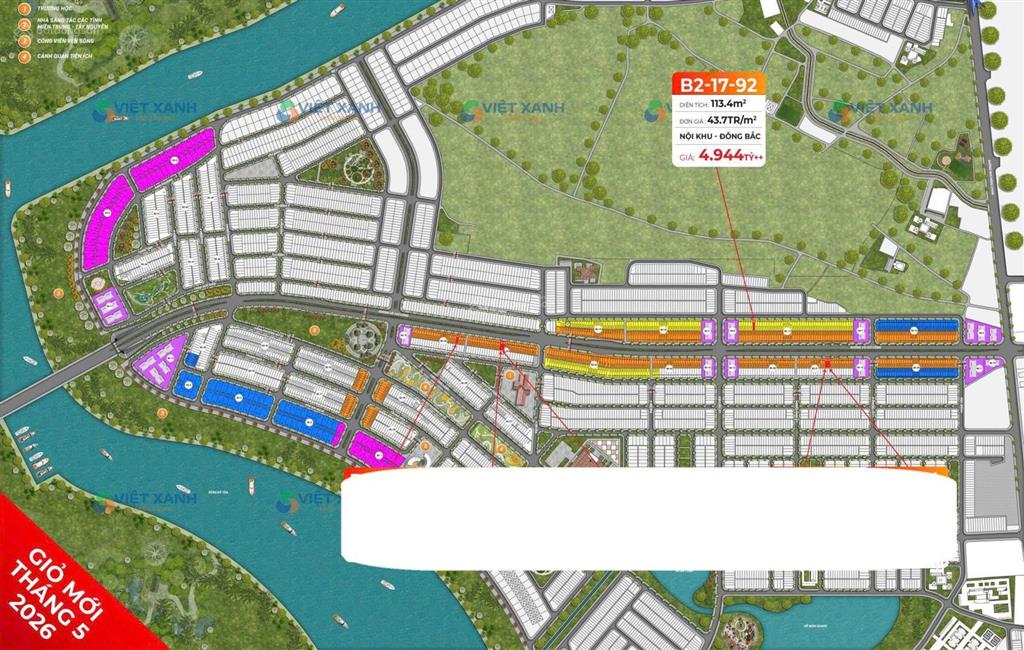 Bán đất nền dự án tại phường hòa quý, 4,944 tỷ, 113m2