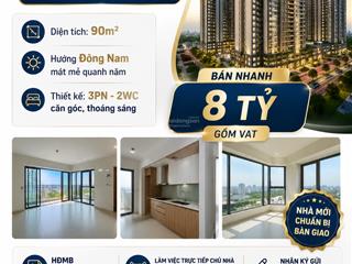 Bán căn góc 3pn2wc hiếm, bán nhanh, giá rẻ