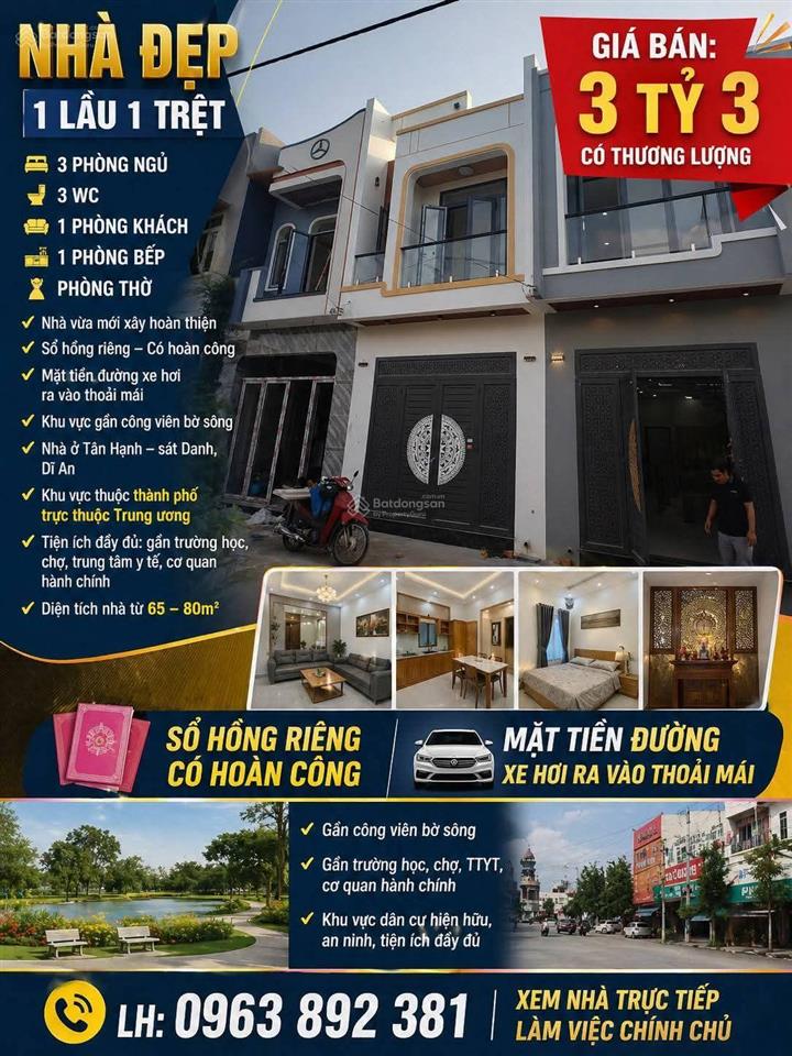 Nhà đẹp 1 lầu 1 trệt sổ hồng riêng hoàn công đầy đủ (có nhiều mẫu kiểu dángmàu sơn )