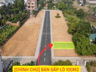 Chính chủ bán gấp lô 100m² tại phú cát, sát trường đại học giao thông vận tải
