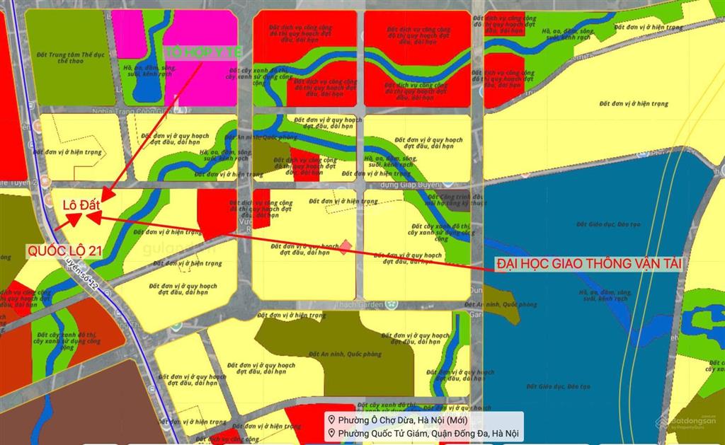 Chính chủ bán gấp lô 100m² tại phú cát, sát trường đại học giao thông vận tải