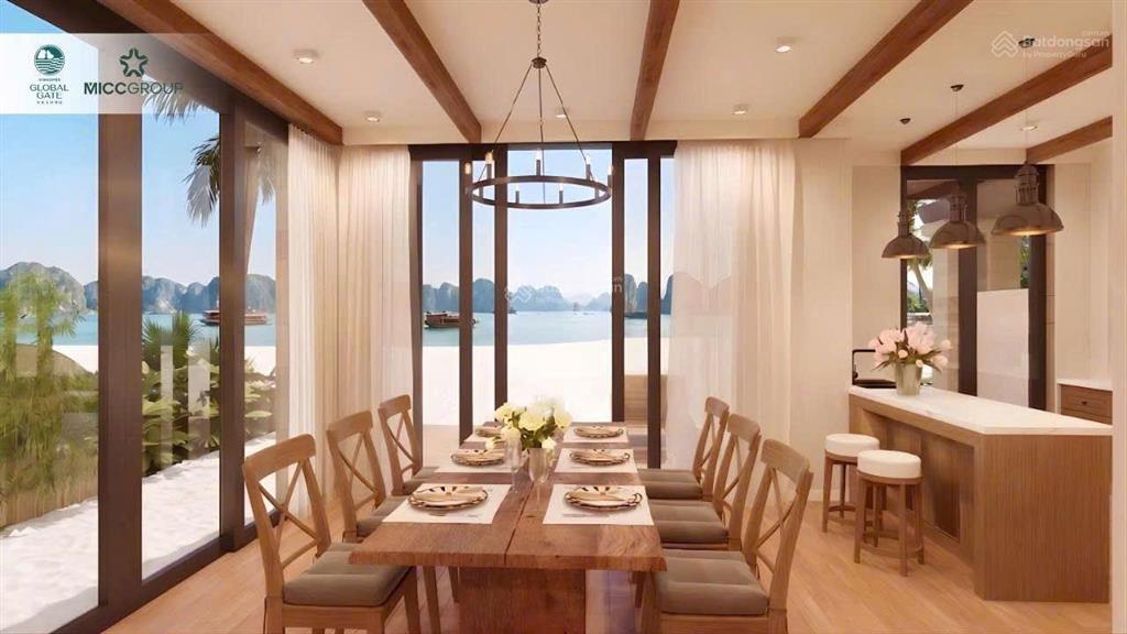 Bán 2 căn đơn lập góc mặt biển 330m2 xây 4 tầng vinhomes global gate hạ long xanh giá tốt độc quyền