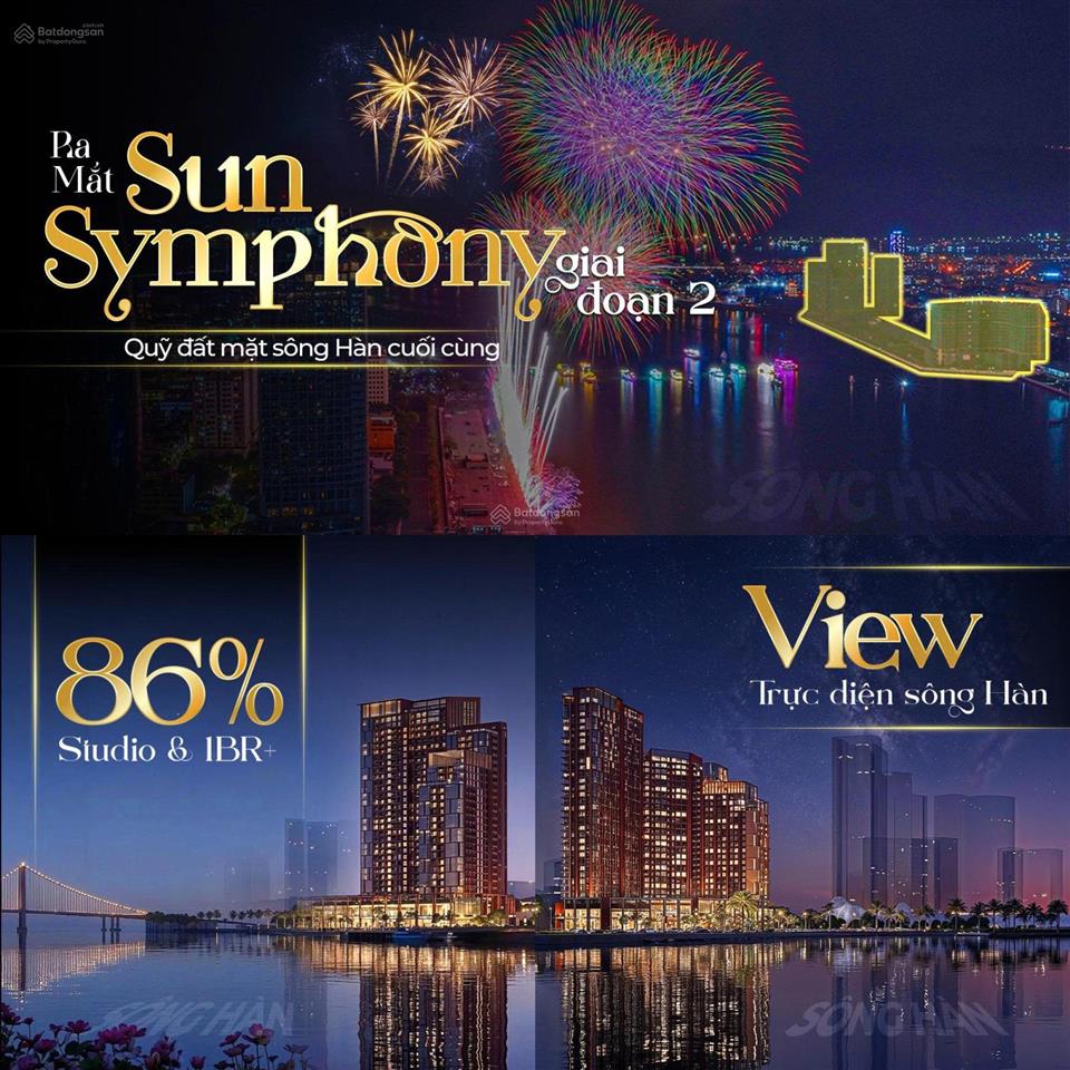 Nhận booking sun symphony residence đà nẵng  ck 5%  htls 0% 30 tháng