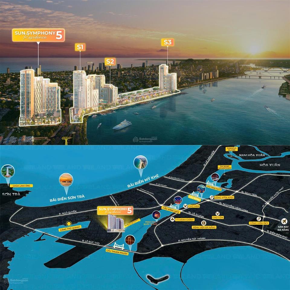 Nhận booking sun symphony residence đà nẵng  ck 5%  htls 0% 30 tháng