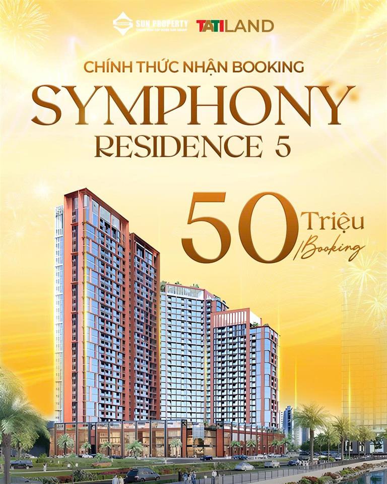 Nhận booking sun symphony residence đà nẵng  ck 5%  htls 0% 30 tháng