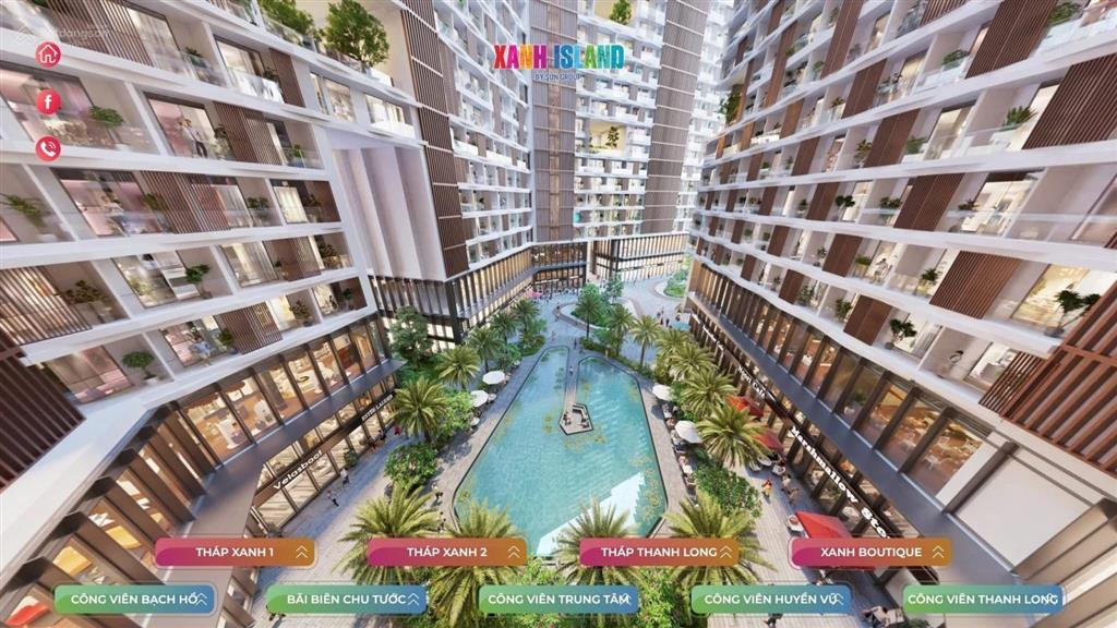 Chính thức ra mắt tòa căn hộ thanh long đẹp tại xanh island cát bà