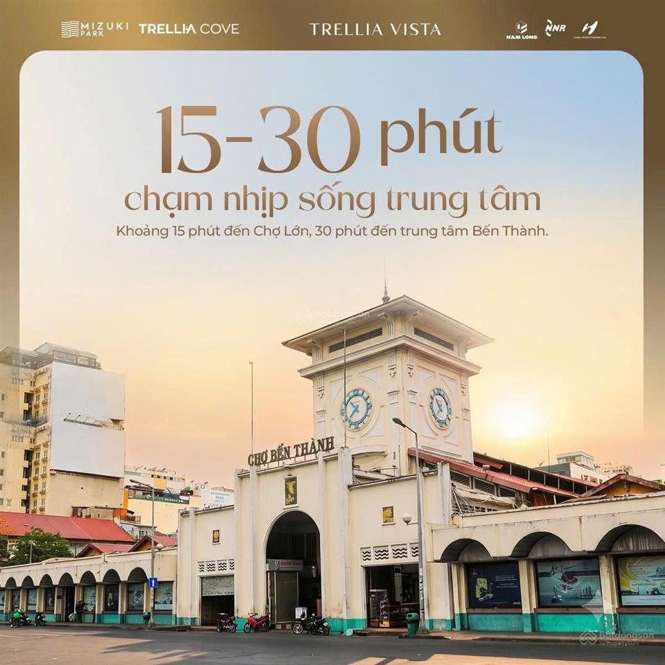 Căn hộ view sông mizuki park  tháp trellia vista, 3pn góc số lượng ít mua trực tiếp cđt nam long
