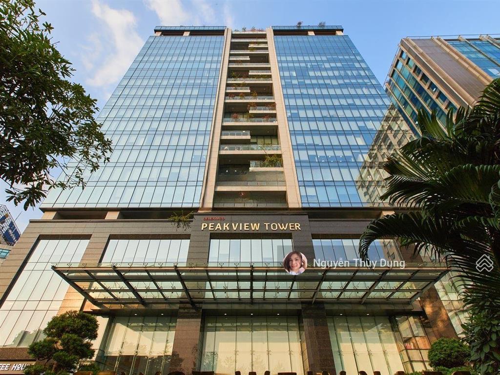 Bql toà nhà cho thuê văn phòng peakview tower 36 hoàng cầu, dt 1.800m2 có cắt nhỏ, giá chỉ 215k/m2