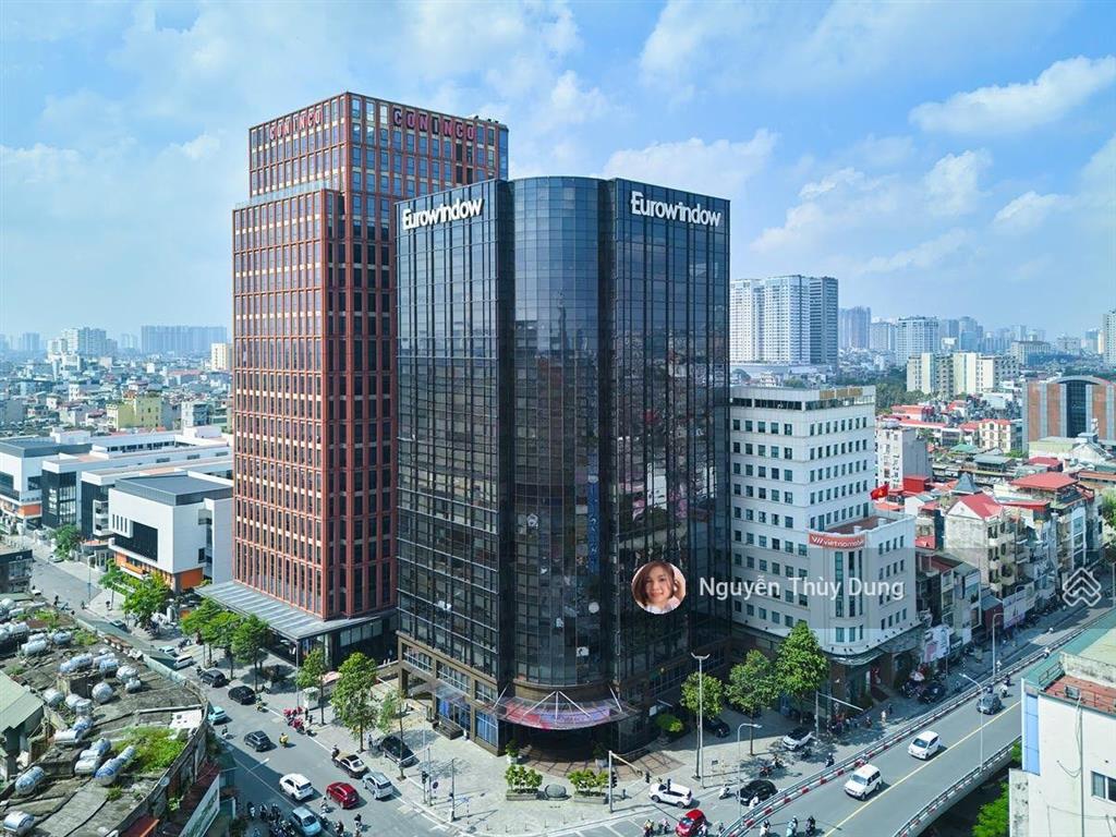Bql toà nhà cho thuê văn phòng toà eurowindow tôn thất tùng, dt 1000m2 có cắt lẻ, giá chỉ từ 210k/m