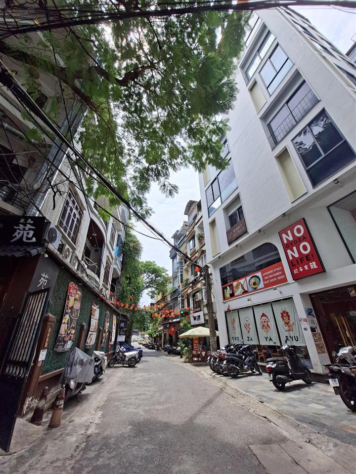 39,5 tỉ đào tấn ba đình, 70m2*8 tầng thang máy thông sàn 15m mt, kd dòng tiền 1,2 tỉ/năm vỉa hè oto