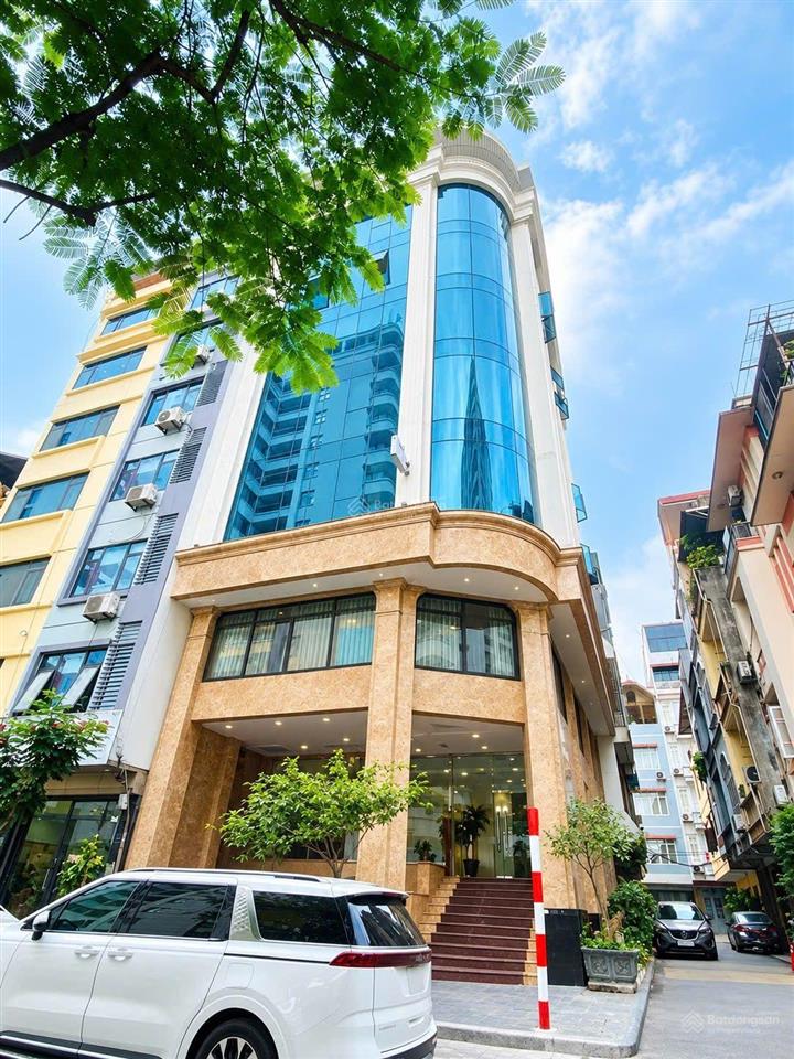 80 tỷ tòa nhà trần thái tông 130m*9 tầng*9m mt vỉa hè kinh doanh oto tránh dừng đỗ kd dt 200tr/th