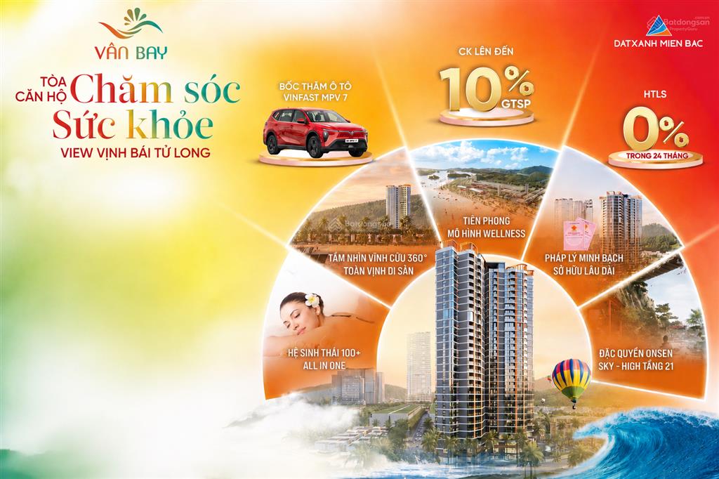 Bán căn hộ cao cấp 1.5 tỷ view biển vịnh bái tử long, vốn ban đầu chỉ 400tr