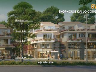 Duy nhất cặp shophouse góc mặt tiền đường 30m2 của rừng mai