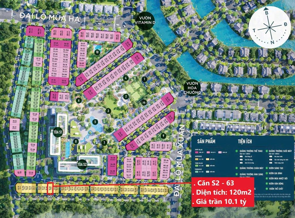 Bán nhanh căn shophouse sky retreat bao tất tần tật thuế phí giá 10,1 tỷ +chênh