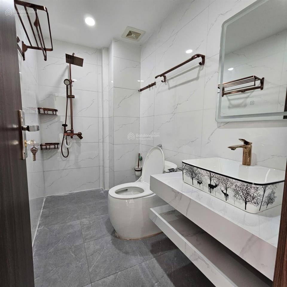 Bán nhà vĩnh hưng, 2 thoáng ngõ ô tô, xây mới 38m, mặt tiền 5m, 5 tầng, đập hộp nội thất, k qh