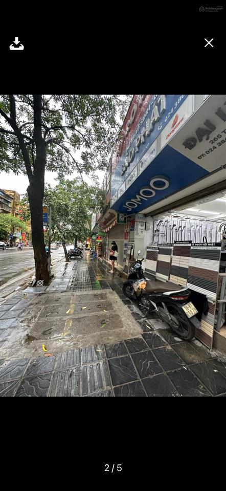 Mặt phố thanh nhàn dt 80m2, mặt tiền 5m kinh doanh đỉnh, vỉa hè rộng giá 8,6 tỷ
